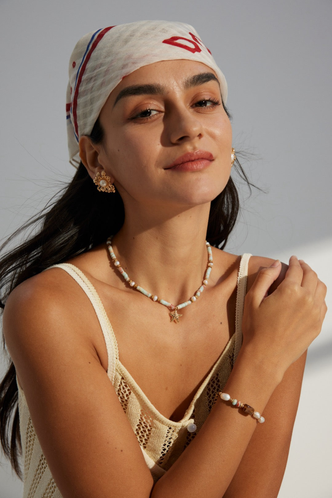Hidden in Coral Earrings