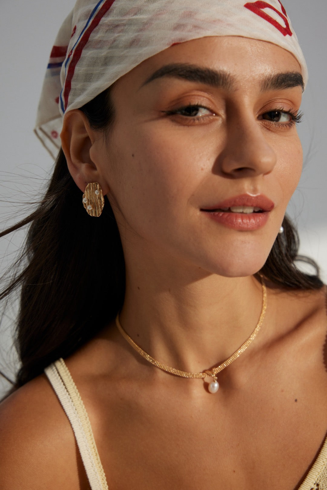 Pearl Ripple Earrings