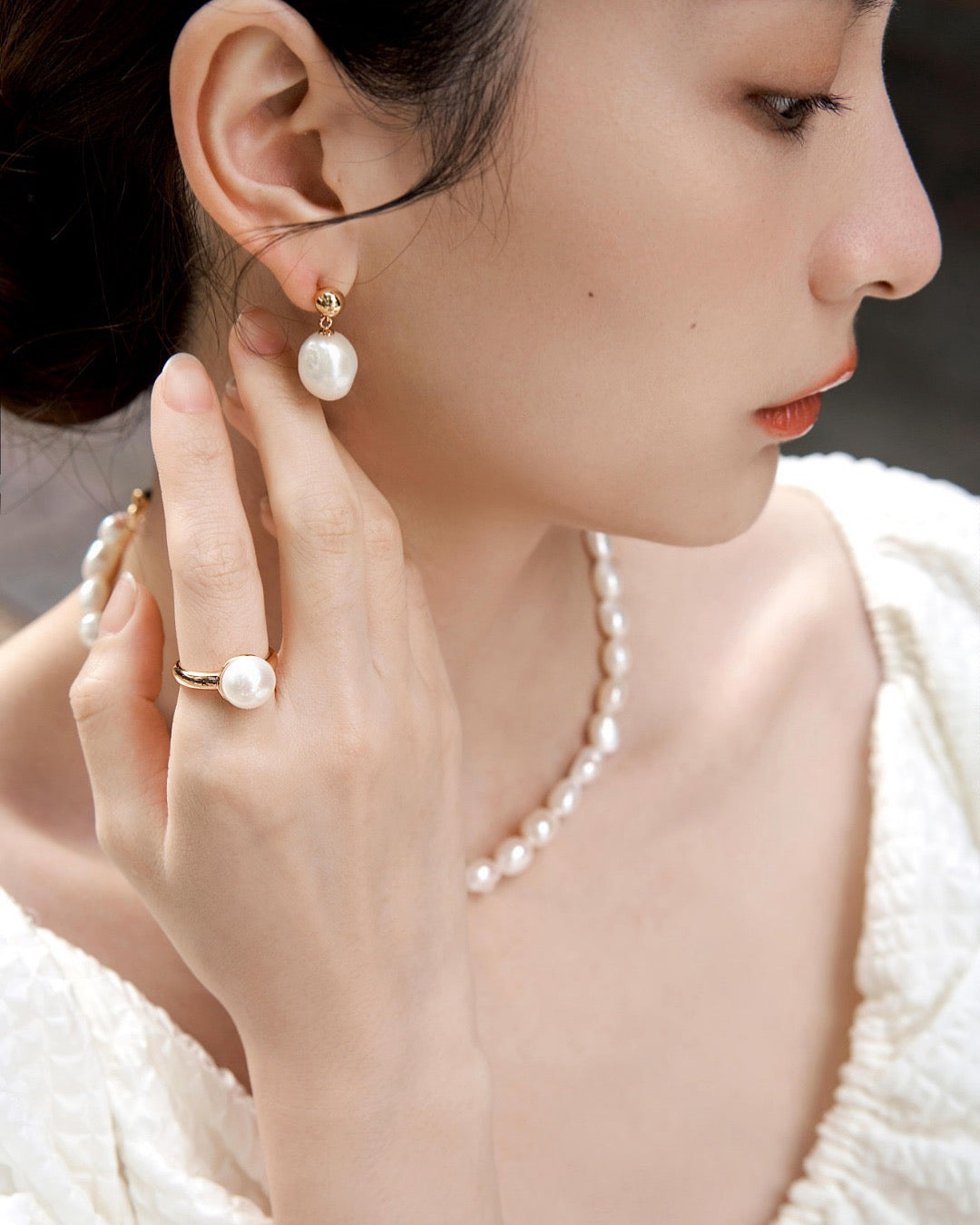 Single Pearl Ring