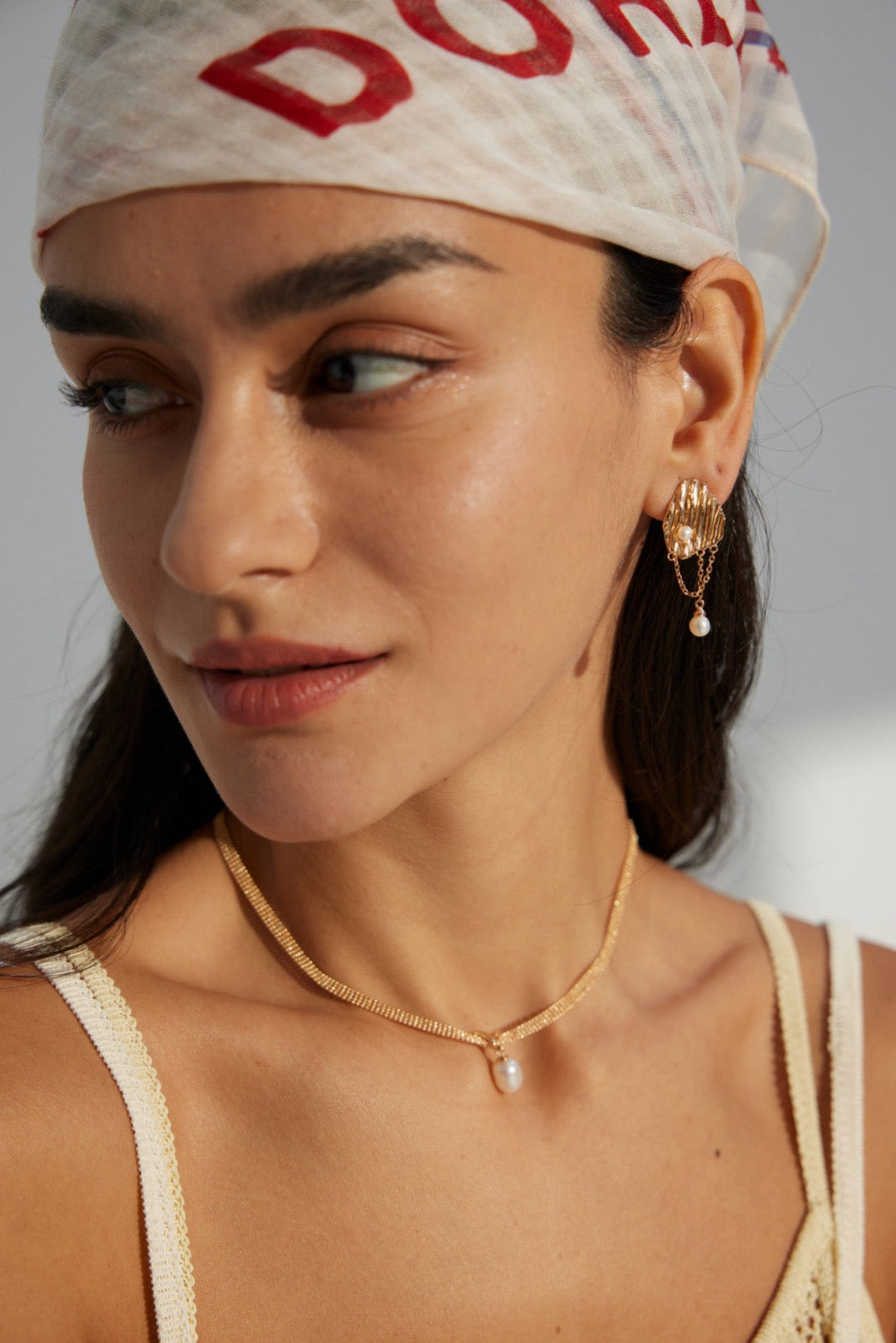 Pearl Ripple Earrings
