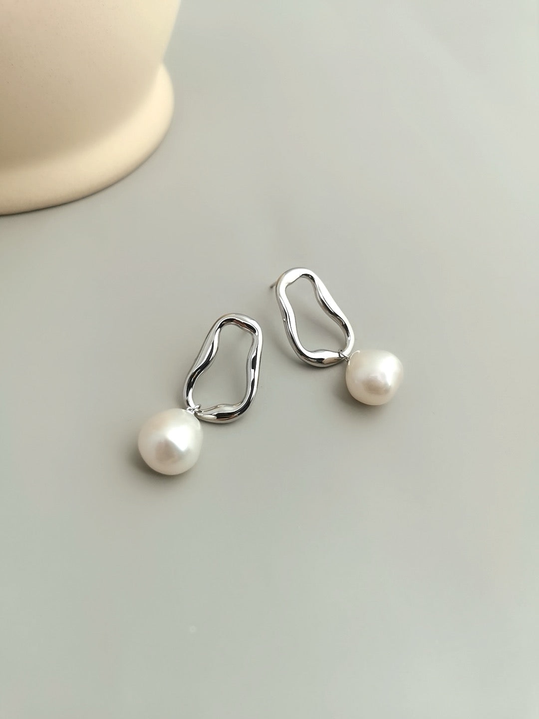 Baroque Irregular Pearl Earrings