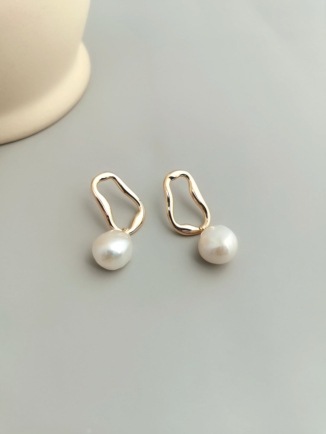 Baroque Irregular Pearl Earrings