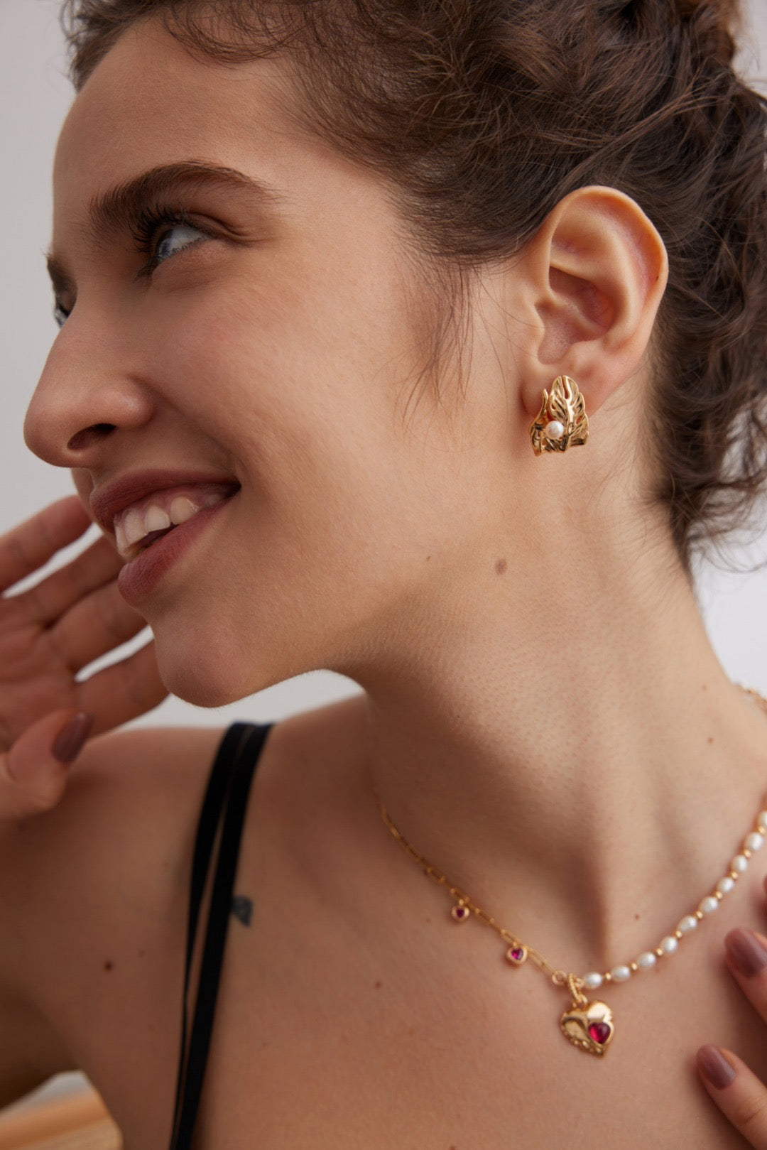 Leaflet Drop Earrings