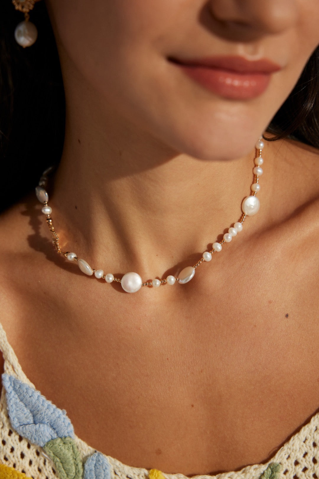 Vintage Petal Necklace