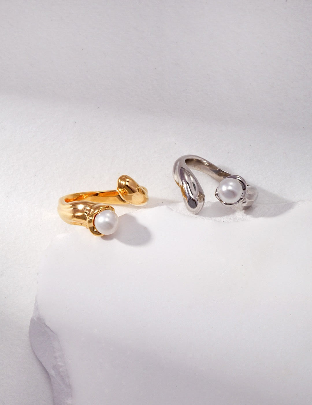 Pearl Wave Ring