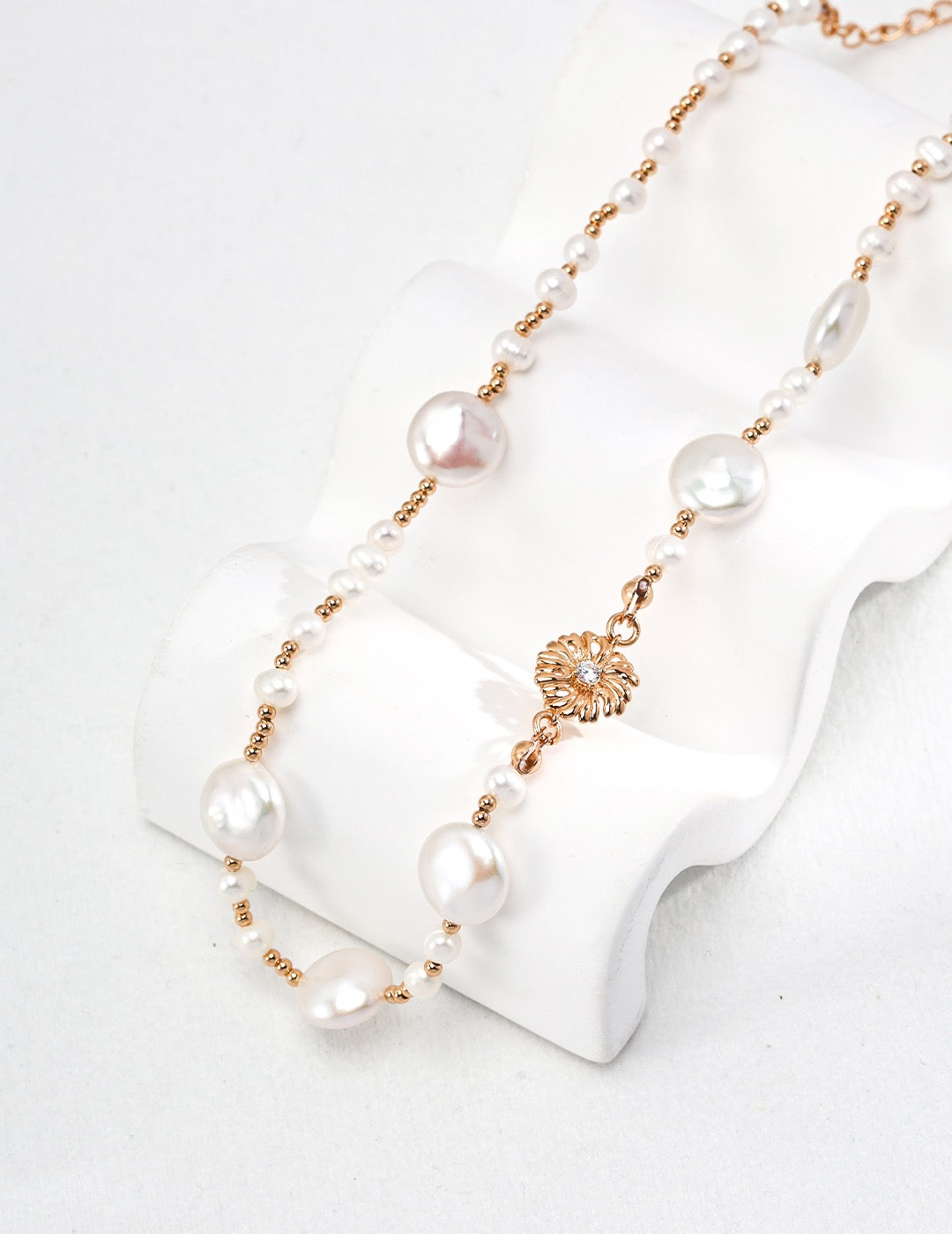 Vintage Petal Necklace
