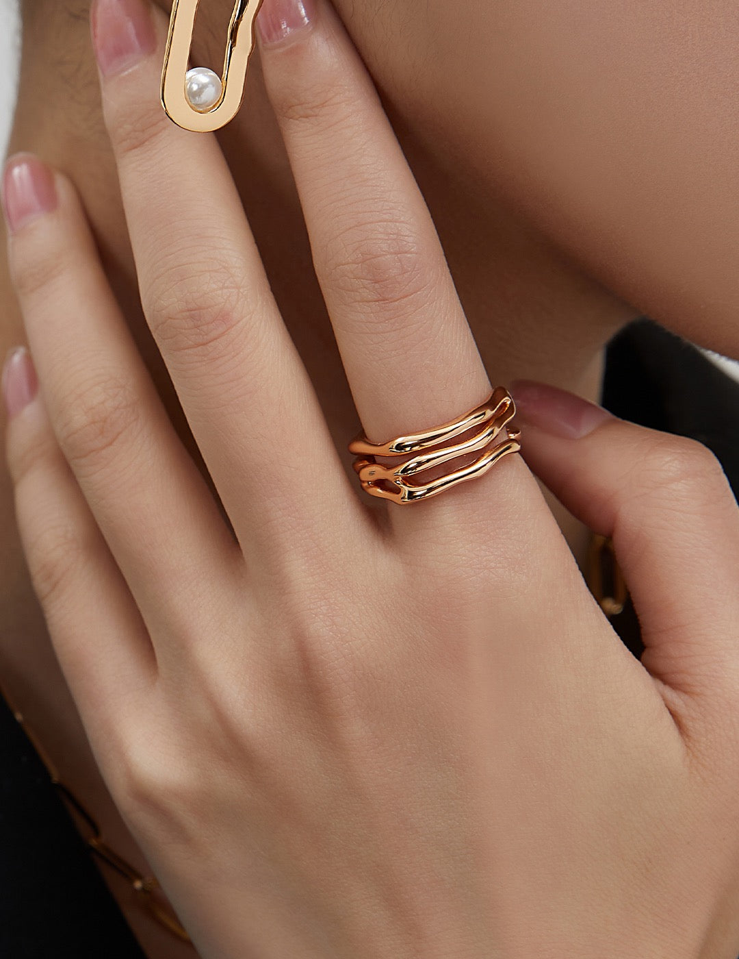 Liquid Gold Ring