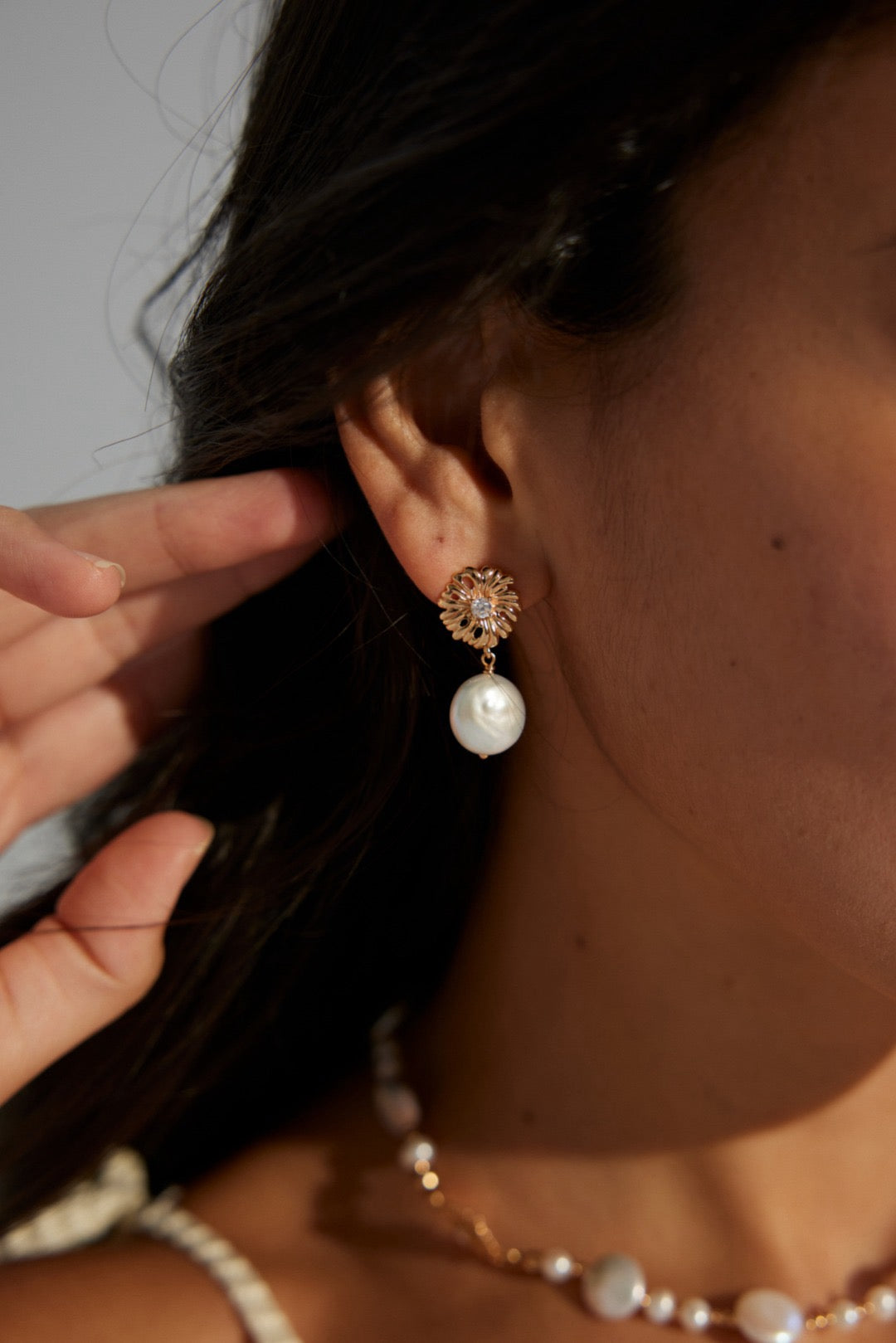 Pearlflower Earrings