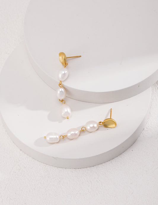 Dewdrop Pearl Earrings