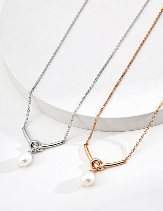 Knot of Pearl Necklaces