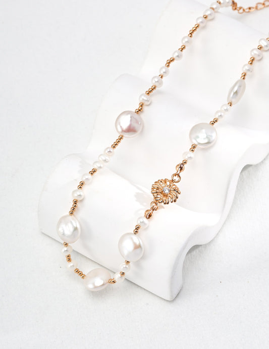 Vintage Petal Necklace