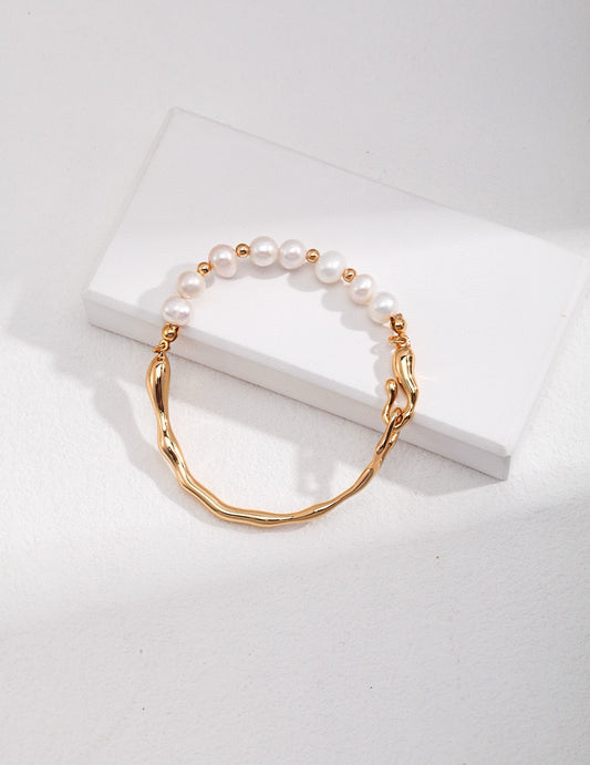 Pearl Cascade Bracelet