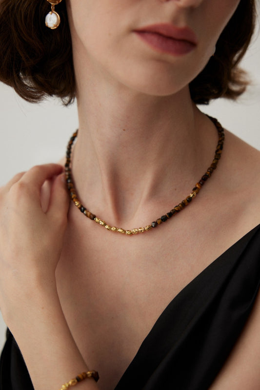 Golden Pulse Necklace