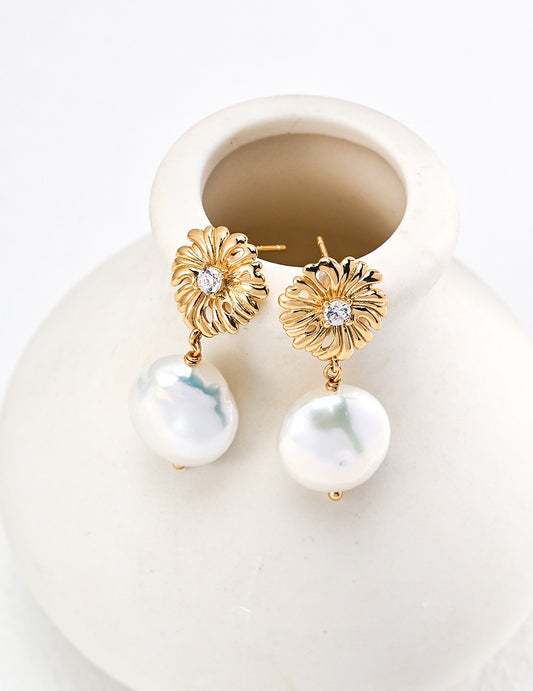 Pearlflower Earrings